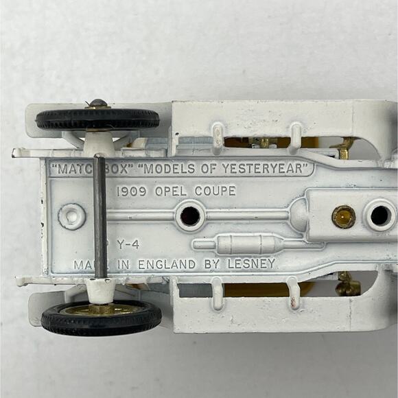 Vintage Lesney Matchbox Of Yesteryear 1909 Opel Coupe No Y-4 - Made in England - Picture 9 of 15